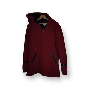 Susan Graver XL Hooded Zip Front Plush Jacket